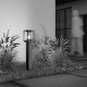 Lampione da giardino medio struttura in alluminio diffusore in acrilico