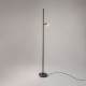 Lampada da terra in metallo con diffusore a led dimmerabile