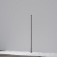 Lampione da giardino medio struttura in alluminio e diffusore a LED