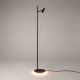 Lampada da terra moderna a LED con struttura in metallo