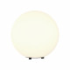 Lampada da terra per giardino con diffusore in pvc a forma di sfera piccola