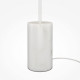 Lampada da terra piantana moderna con base in marmo e diffusore in vetro