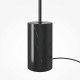 Lampada da terra piantana moderna con base in marmo e diffusore in vetro