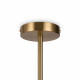 Lampadario con struttura in metallo e marmo dal design moderno