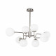 Lampadario moderno con bracci regolabili in metallo