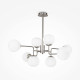 Lampadario moderno con bracci regolabili in metallo