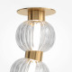 Lampadario moderno con struttura in metallo e diffusore a led