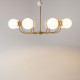 Lampadario piccolo diffusori in vetro a boccia in stile moderno