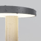 Lampione da giardini con diffusore a led dal design moderno 