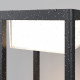 Lampione da giardino con diffusore a LED dal design moderno