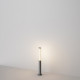 Lampione da giardino in alluminio diffusore a LED in vetro