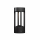 Lampioncino da giardino in alluminio diffusore a LED in vetro
