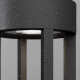 Lampioncino da giardino in alluminio diffusore a LED in vetro