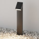 Lampione da giardino con struttura in alluminio diffusore a LED in vetro