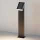 Lampione da giardino con struttura in alluminio diffusore a LED in vetro