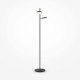 Piantana da terra a LED con struttura in metallo orientabile dal design moderno
