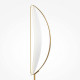 Piantana in metallo dal design moderno con diffusore a led dimmerabile