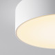 Plafoniera a led per esterno con struttura rotonda in alluminio e acrilico