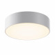 Plafoniera a led per esterno con struttura rotonda in alluminio e acrilico
