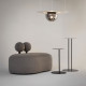 Plafoniera rotonda con diffusore in vetro dal design moderno