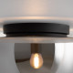 Plafoniera rotonda con diffusore in vetro dal design moderno
