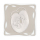Capezzale capoletto con la sacra famiglia su pannello in legno 62x62