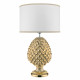 Lampada da tavolo dal design moderno con paralume in tessuto