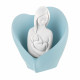 Scultura da tavolo con maternità in marmorino in varie colorazioni