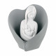 Scultura da tavolo con maternità in marmorino in varie colorazioni