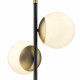 Lampada da terra piantana con 3 diffusori a boccia in vetro del design moderno