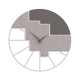 Orologio da parete rotondo in legno dal design moderno ed elegante