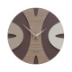 Orologio da parete rotondo in legno dal design moderno ed elegante