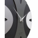 Orologio da parete rotondo in legno dal design moderno ed elegante