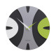 Orologio da parete rotondo in legno dal design moderno ed elegante