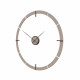 Orologio da parete rotondo in legno dal design moderno e minimalista