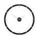 Orologio da parete rotondo in legno dal design moderno e minimalista