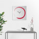 Orologio da parete ultra minimalista in metallo senza numeri "S-ENSO"