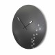 Orologio da parete rotondo in metallo dal design moderno "Orme di Gatto"