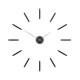 Orologio da parete in legno dal design moderno e minimalista