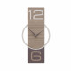 Orologio da parete verticale in legno dal design moderno ed elegante