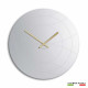 Orologio da parete grande rotondo in metallo specchiato dal design moderno