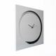Orologio da parete ultra minimalista in metallo senza numeri "S-ENSO"