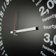 Orologio da parete in stile minimalista con telaio in metallo "ONLY HOURS"