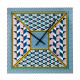 Orologio da parete decorativo a fantasia geometrica moderna