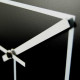 Orologio da parete in metallo in stile moderno e minimale "CUBE"