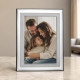 Portafoto da tavolo con cornice in argento silver