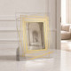 Portafoto da tavolo dal design moderno ed elegante con cornice in cristallo