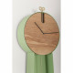 Orologio da parete a pendolo in acciaio verniciato in stile moderno "Otto"
