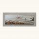 Quadro in legno con cornice in stile marinaro contemporaneo 155x65