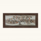 Pannello in legno con albero della vita decori in stile moderno 155x65